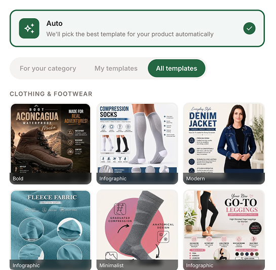 Amplyar ad and infographic templates